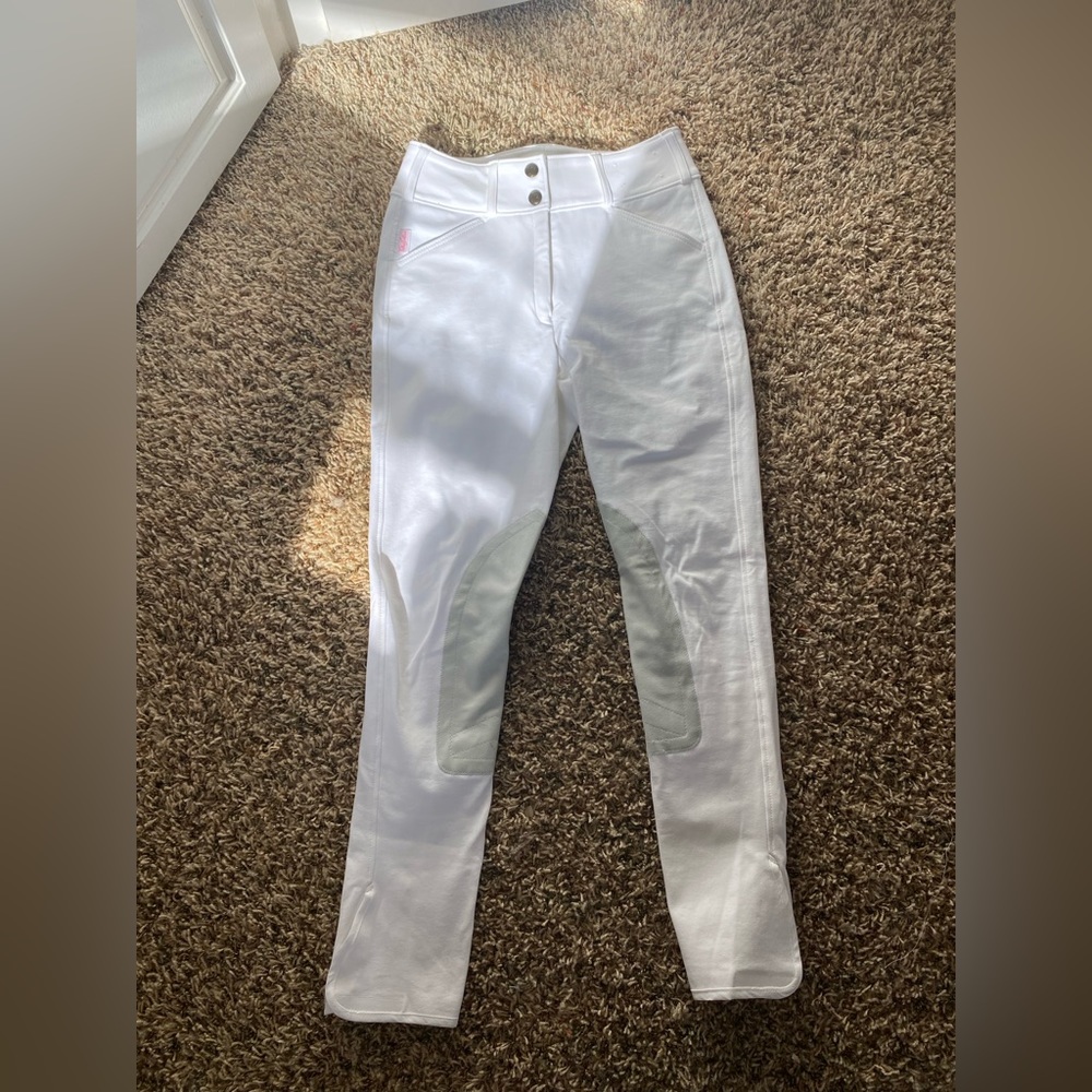 White Tailored Sportman Breeches